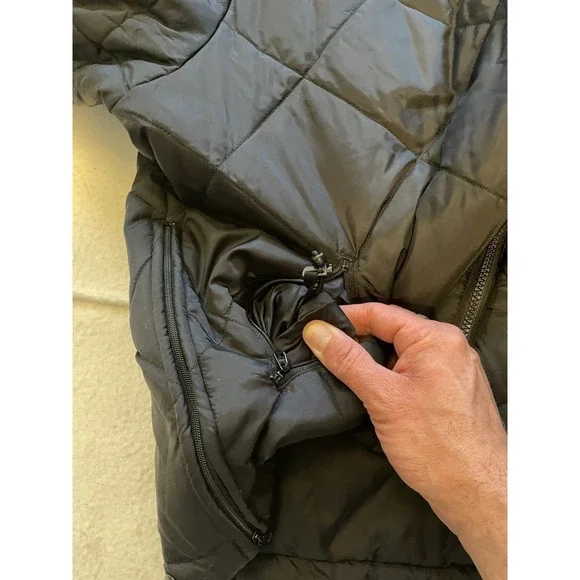 5.11 Tactical Quilted Bomber Jacket Mens Size XL Black Insulated Zip - Picture 8 of 8